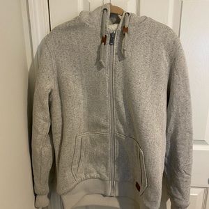 Men’s zip up sherpa sweater